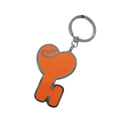 enamel metal keyring