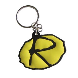 rubber keyring